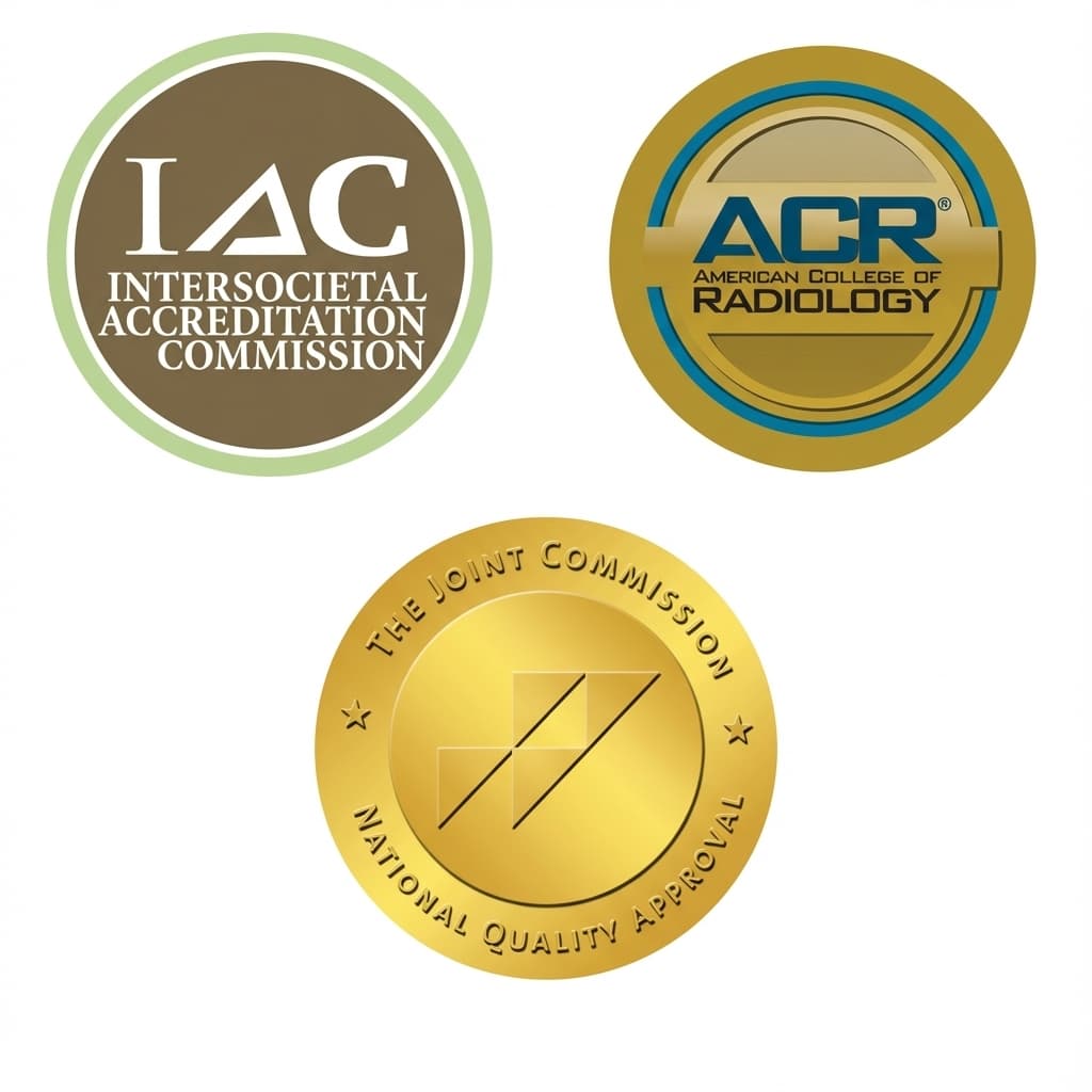ACR, IAC, and Joint Commission Accreditation Seals